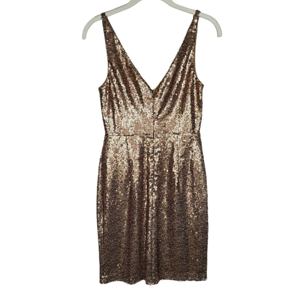 Lulu's Gold Sequin Mini Dress